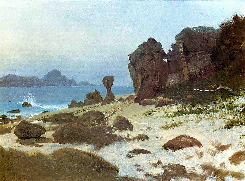 Albert Bierstadt Bay of Monterey, California oil painting image